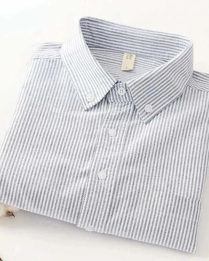 Slim Fit Button-Up Long Sleeve Shirt – Smart Casual Essential