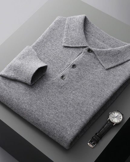 Soft Long Sleeve Polo Shirt – Classic Fit Smart Casual