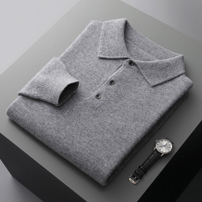 Soft Long Sleeve Polo Shirt – Classic Fit Smart Casual