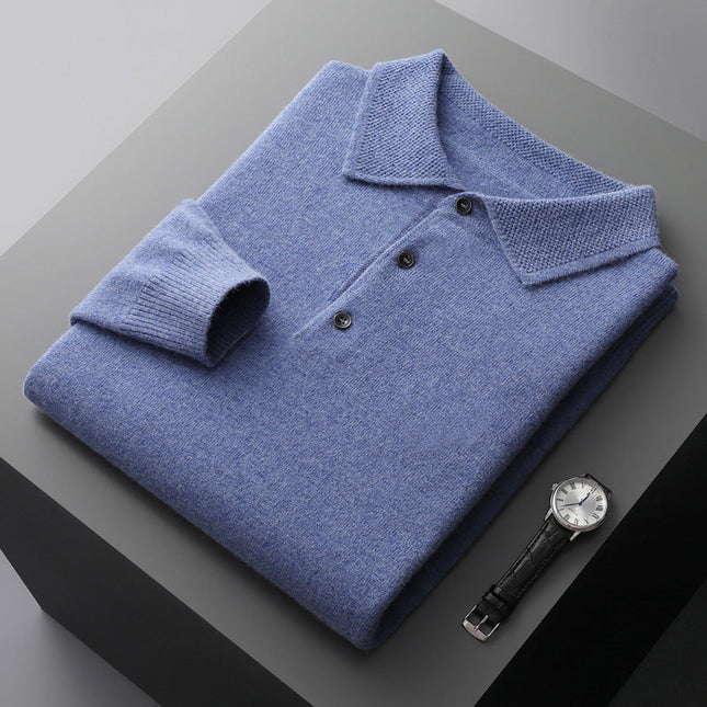 Soft Long Sleeve Polo Shirt – Classic Fit Smart Casual