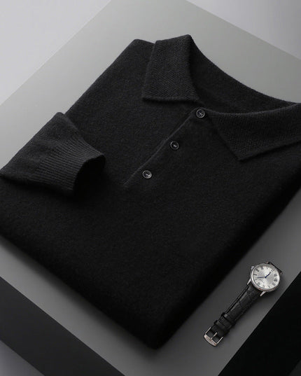 Soft Long Sleeve Polo Shirt – Classic Fit Smart Casual