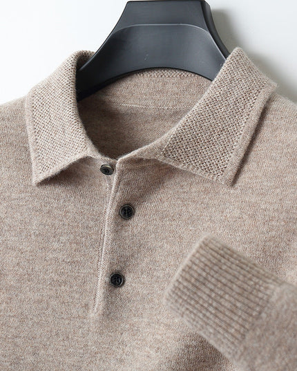 Soft Long Sleeve Polo Shirt – Classic Fit Smart Casual