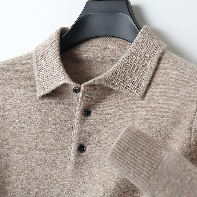Soft Long Sleeve Polo Shirt – Classic Fit Smart Casual