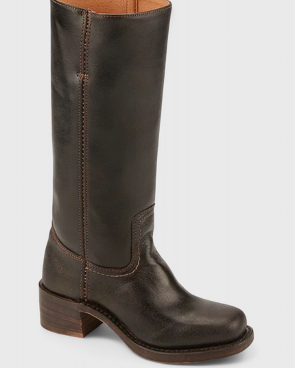 Ella | Women’s Leather Knee-High Boots with Heels