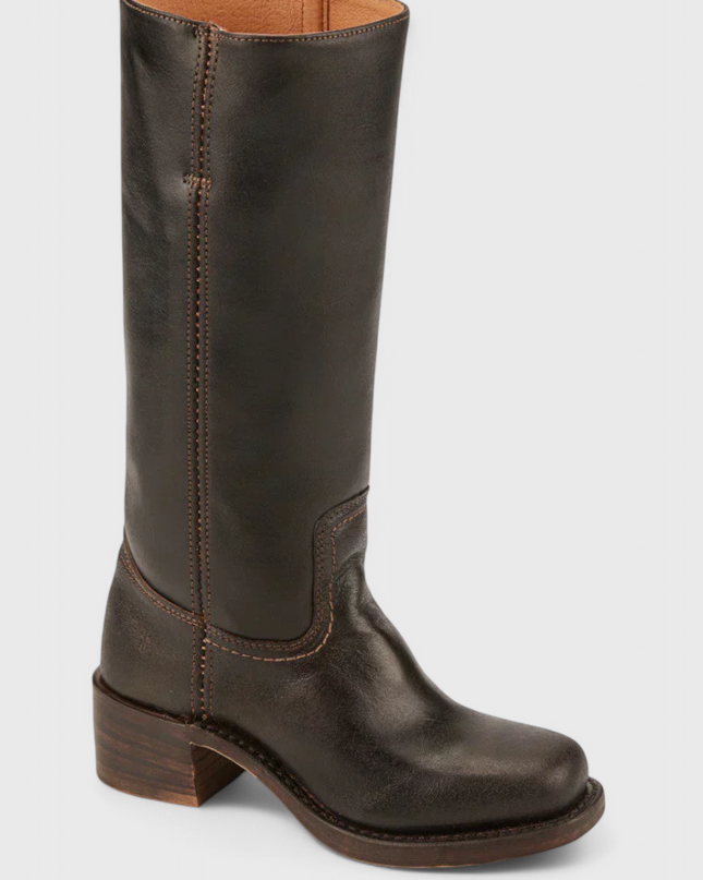 Ella | Women’s Leather Knee-High Boots with Heels
