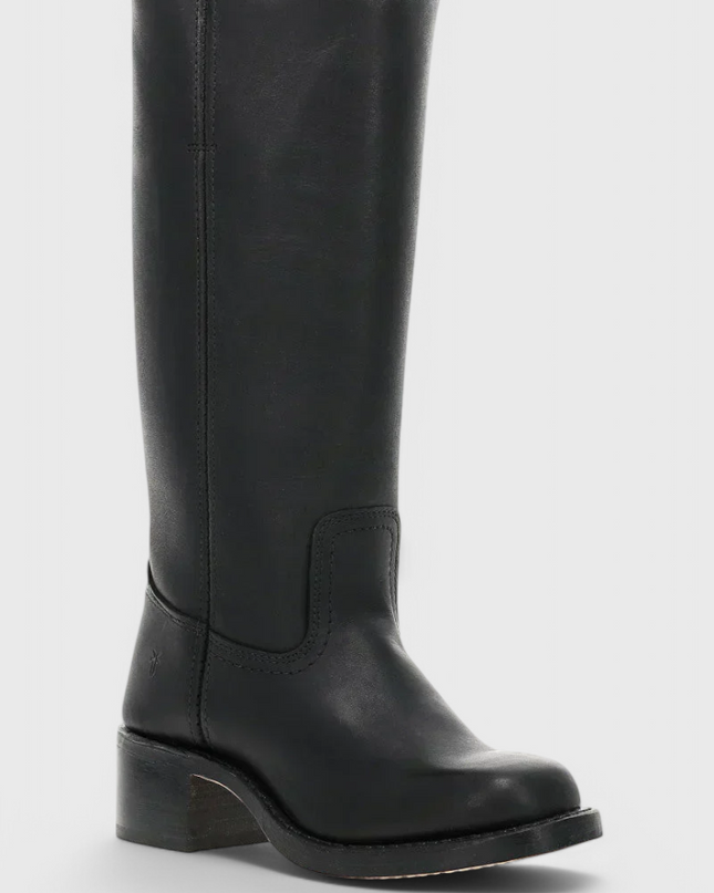 Ella | Women’s Leather Knee-High Boots with Heels