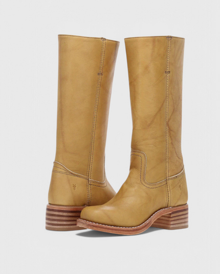 Ella | Women’s Leather Knee-High Boots with Heels