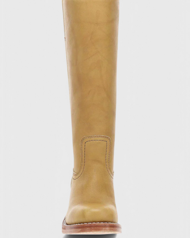 Ella | Women’s Leather Knee-High Boots with Heels