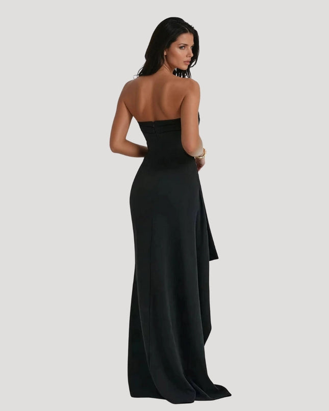 Clara | Women Wedding Guest Strapless Maxi Dress