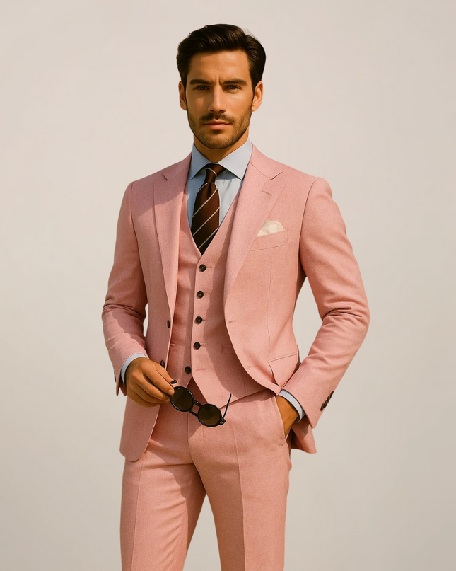 Three-Piece Men’s Suit – Refined Elegance for Formal Occasions