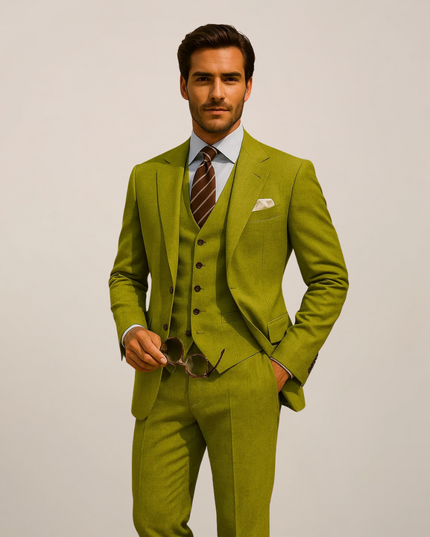Three-Piece Men’s Suit – Refined Elegance for Formal Occasions