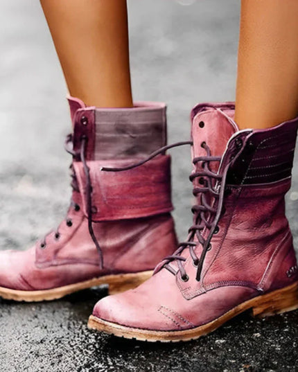 Chloe | Women’s Lace-Up Combat Boots