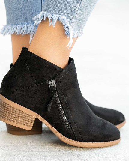 Kimberly | Women’s Zip-Up Ankle Boots