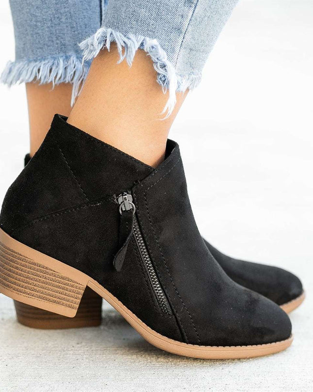 Kimberly | Women’s Zip-Up Ankle Boots