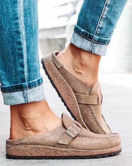 Emily | Women’s Casual Buckle Slip On Loafers