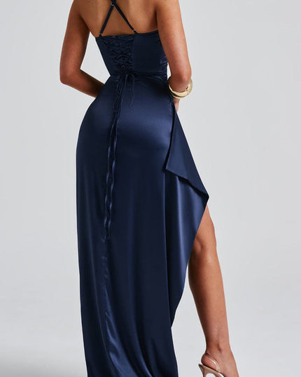 Anna | Women Strappy High Slit Dress