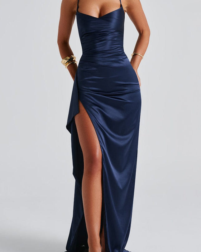 Anna | Women Strappy High Slit Dress