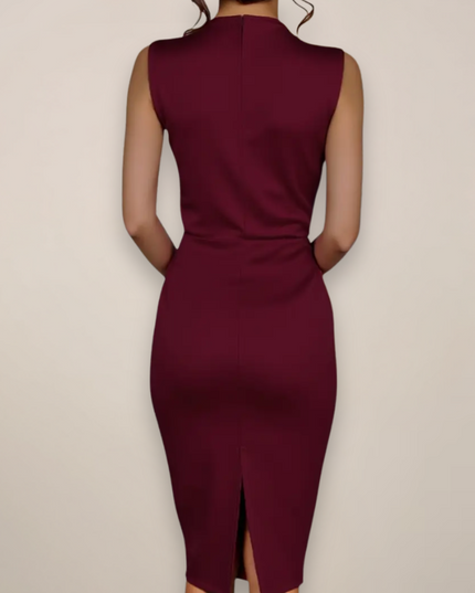Alyssa | Women Sleeveless Midi Dress