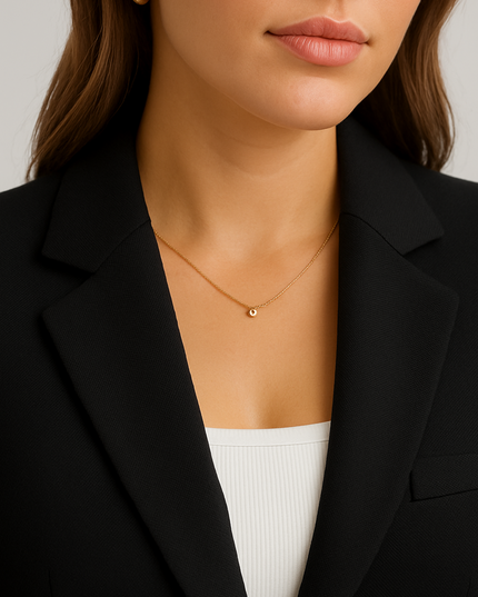 Women’s Tailored Blazer – Single-Breasted – Slim Fit – Black