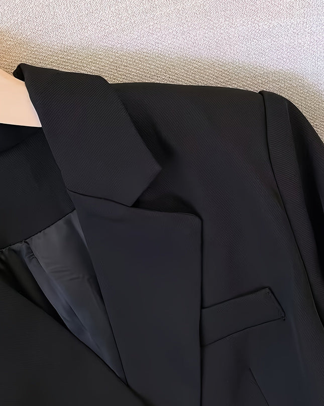 Women’s Tailored Double-Breasted Blazer – All-Season Formal Wear