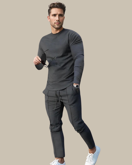 Modern and Trendy Sweatshirt and Trousers Set for Men