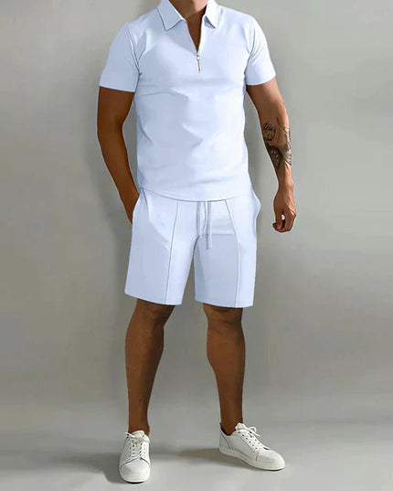 Stylish Polo and Shorts Two-Piece Set for Men | Finn