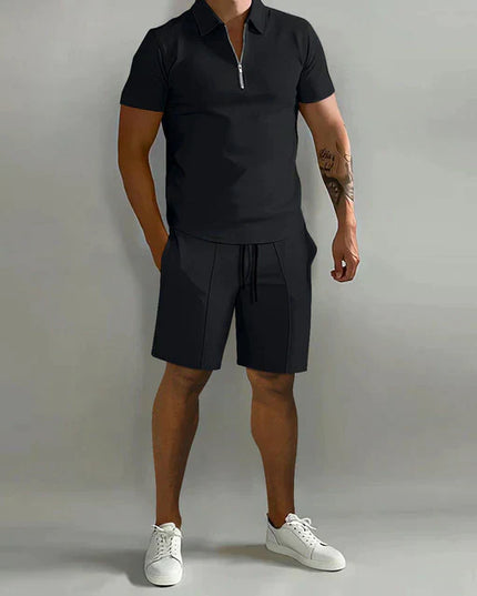 Stylish Polo and Shorts Two-Piece Set for Men | Finn