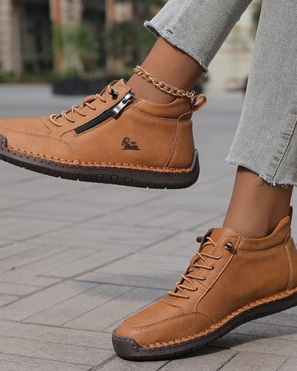 Danielle | Women Spring Zip Up Walking Sneakers