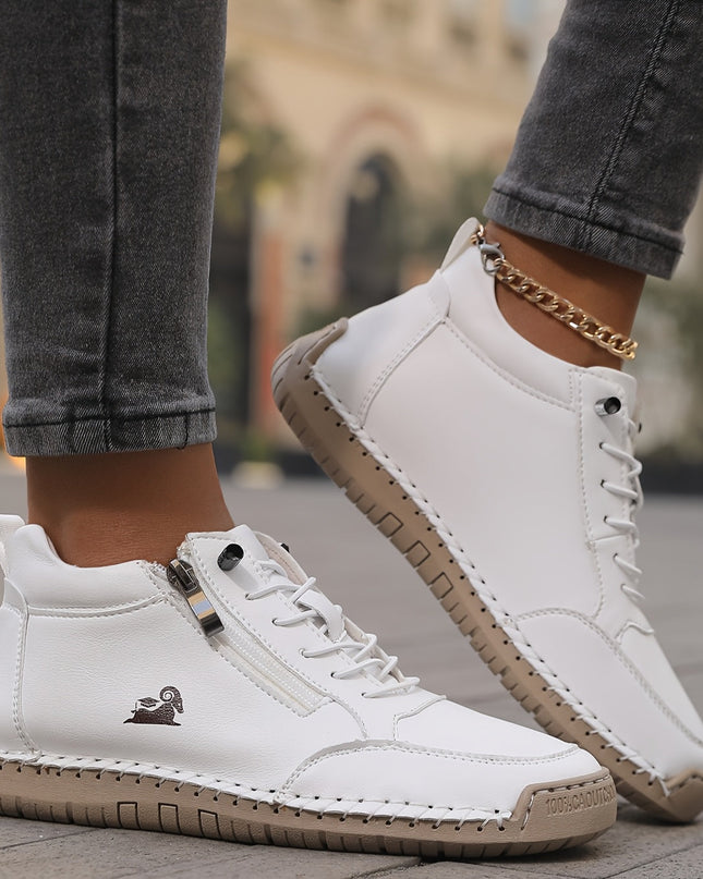Danielle | Women Spring Zip Up Walking Sneakers