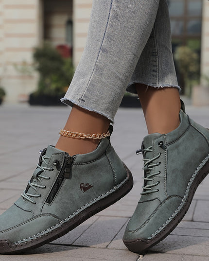 Danielle | Women Spring Zip Up Walking Sneakers