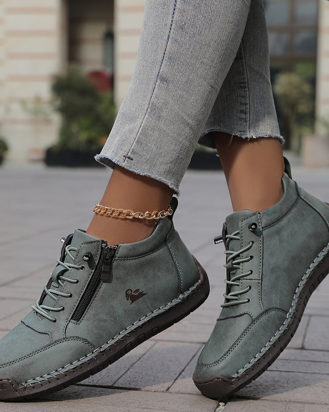 Danielle | Women Spring Zip Up Walking Sneakers
