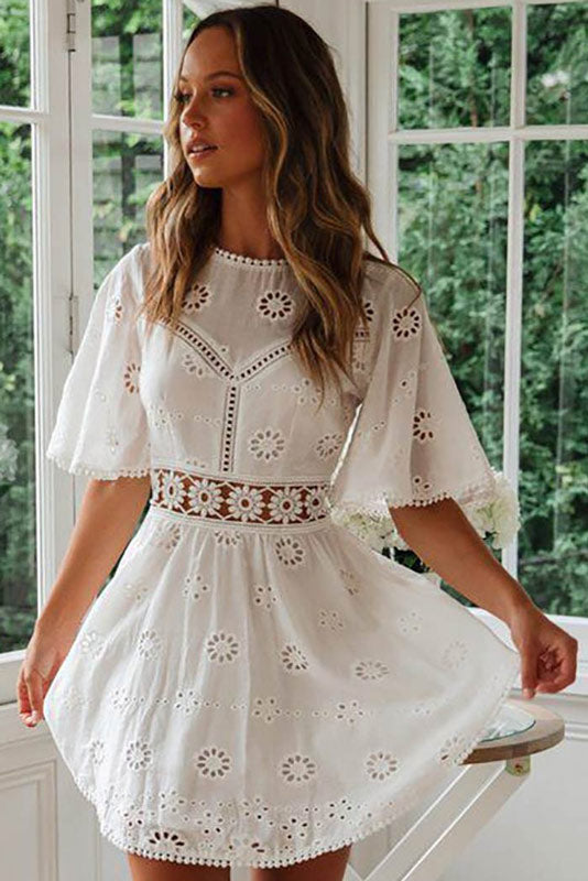 Arabella Celestine | Eyelet Dress