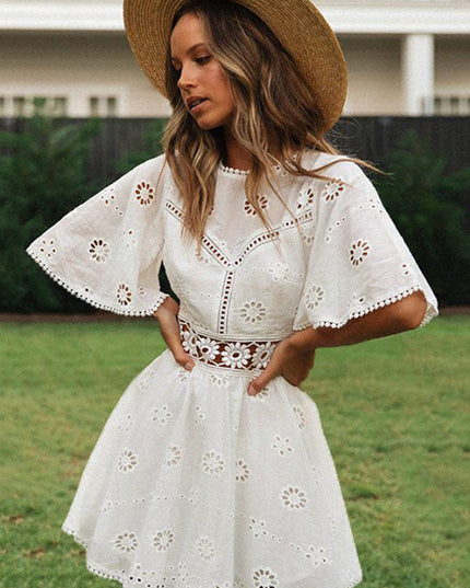 Arabella Celestine | Eyelet Dress