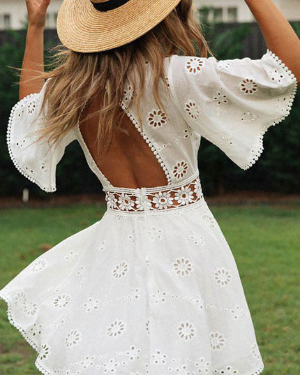 Arabella Celestine | Eyelet Dress