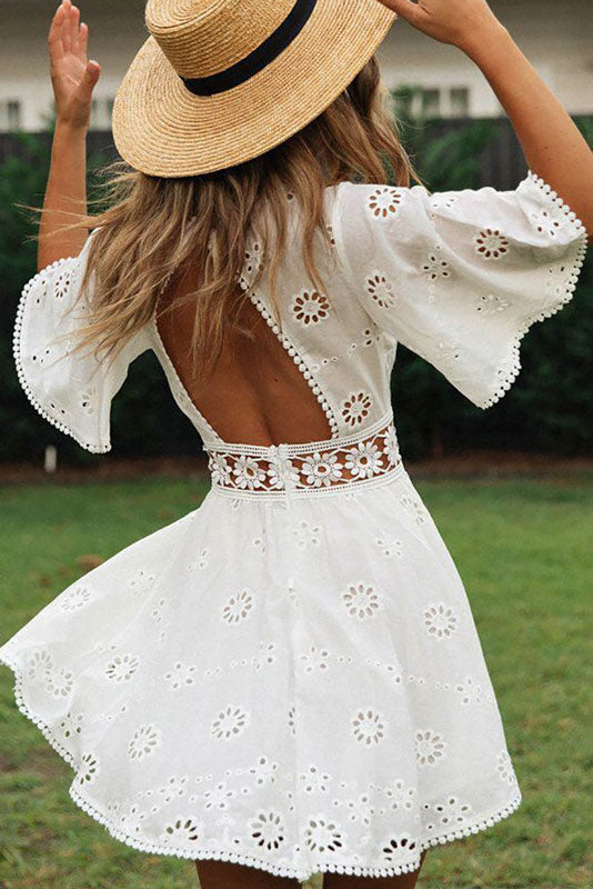 Arabella Celestine | Eyelet Dress
