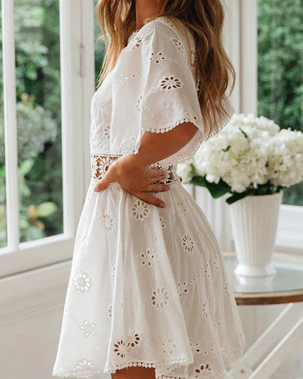 Arabella Celestine | Eyelet Dress