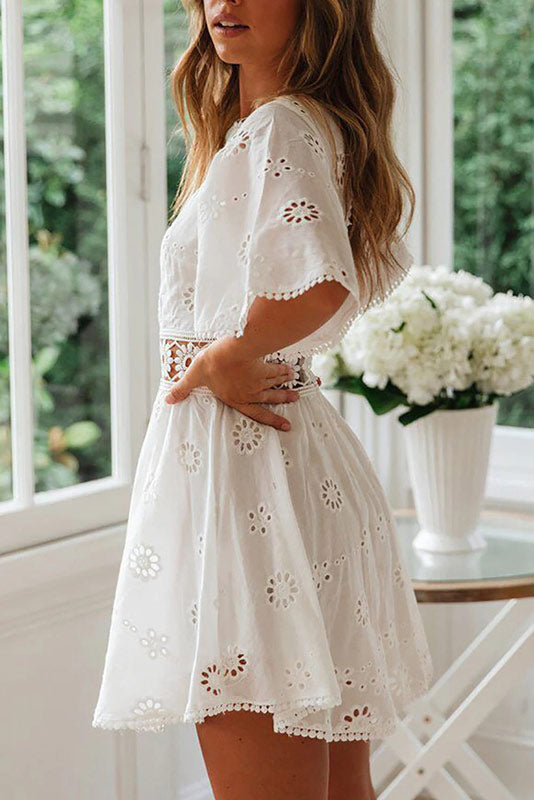Arabella Celestine | Eyelet Dress