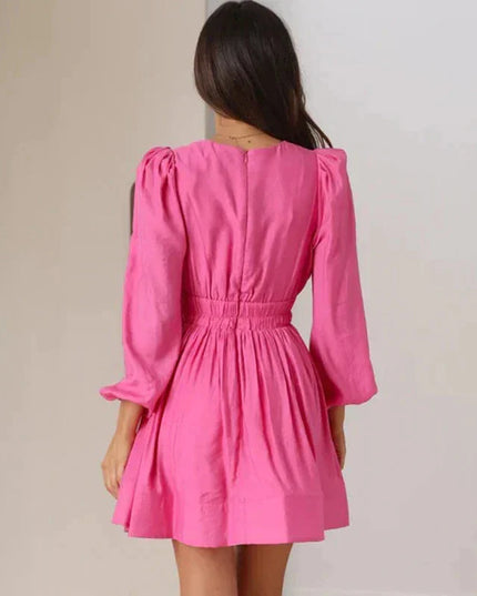 Aria | Mini Dress with Deep V-Neck