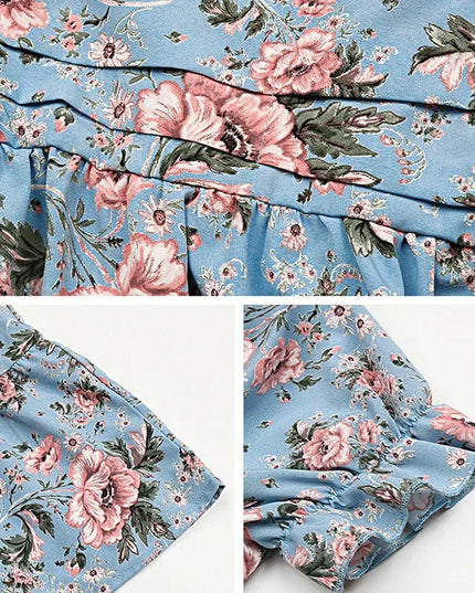 Astra Floral Print Midi | Midi Dress
