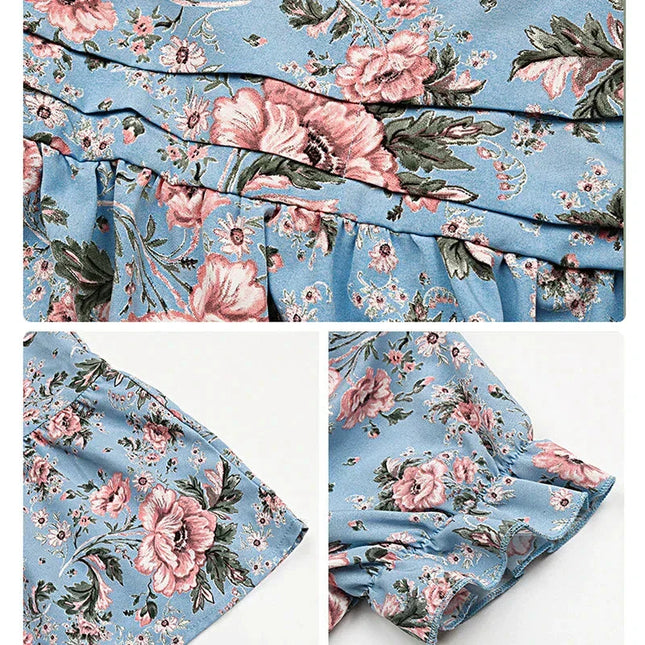 Astra Floral Print Midi | Midi Dress