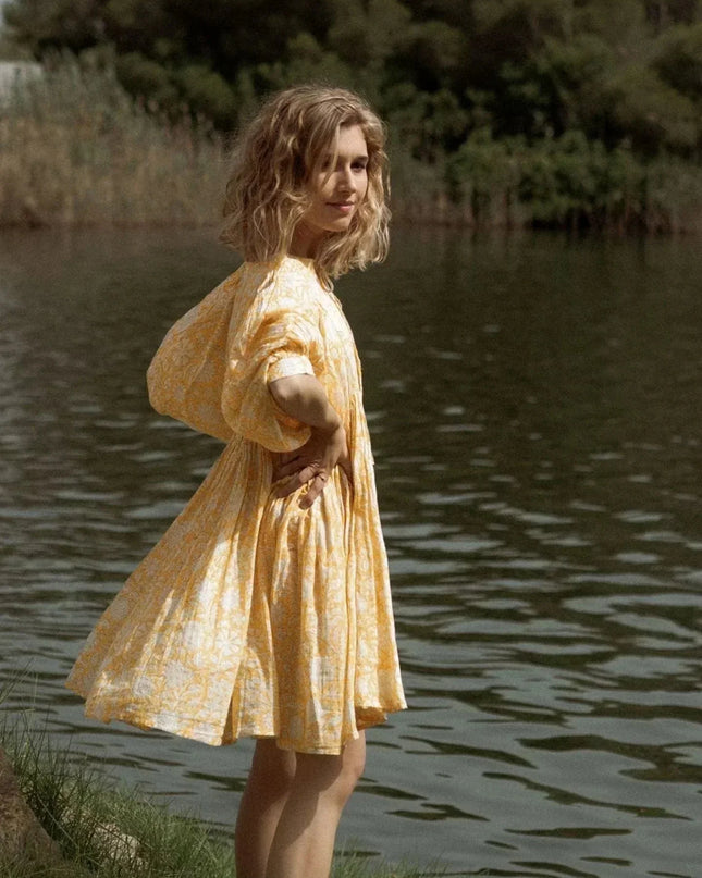 Aurora Flow Boho Floral | Women's Dress