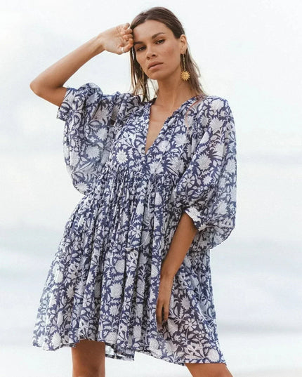 Aurora Flow Boho Floral | Women's Dress