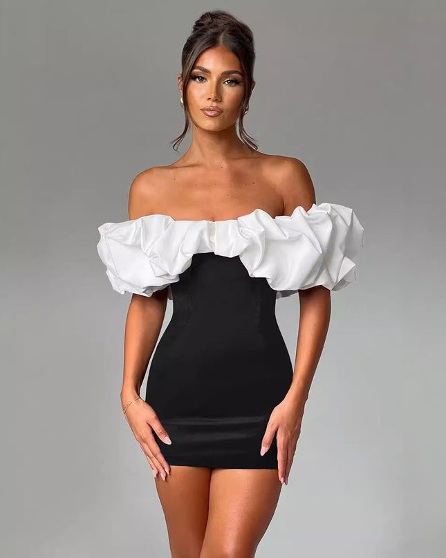 Aurora | Off Shoulder Mini Dress