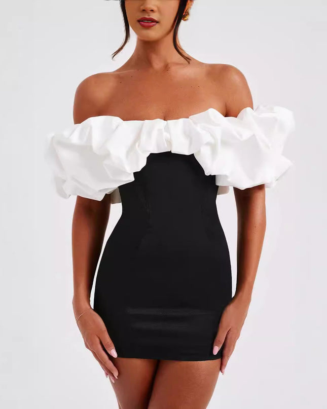 Aurora | Off Shoulder Mini Dress