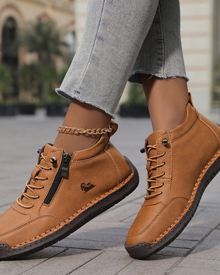 Danielle | Women Spring Zip Up Walking Sneakers