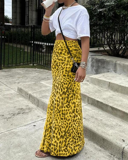 SUMAN – Chic High Waist Bodycon Skirt