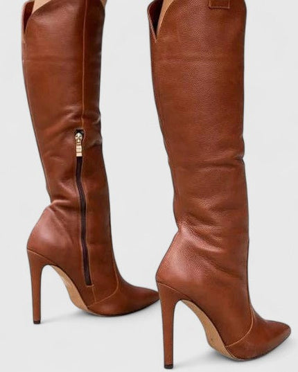 Grace | Women Spring Pointed Toe Knee Boots