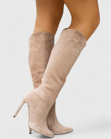 Grace | Women Spring Pointed Toe Knee Boots