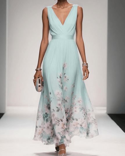 Fiona | Women Floral Print Wedding Guest Dress