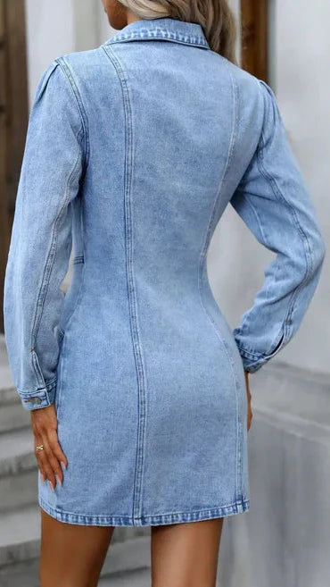 Seraphina Moonlight | Denim Dress